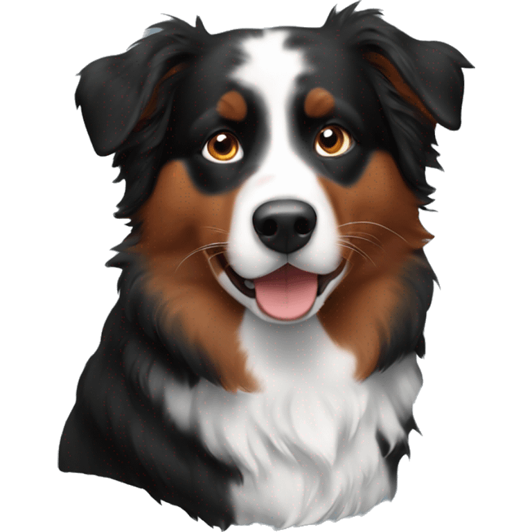 red-black australian shepherd emoji