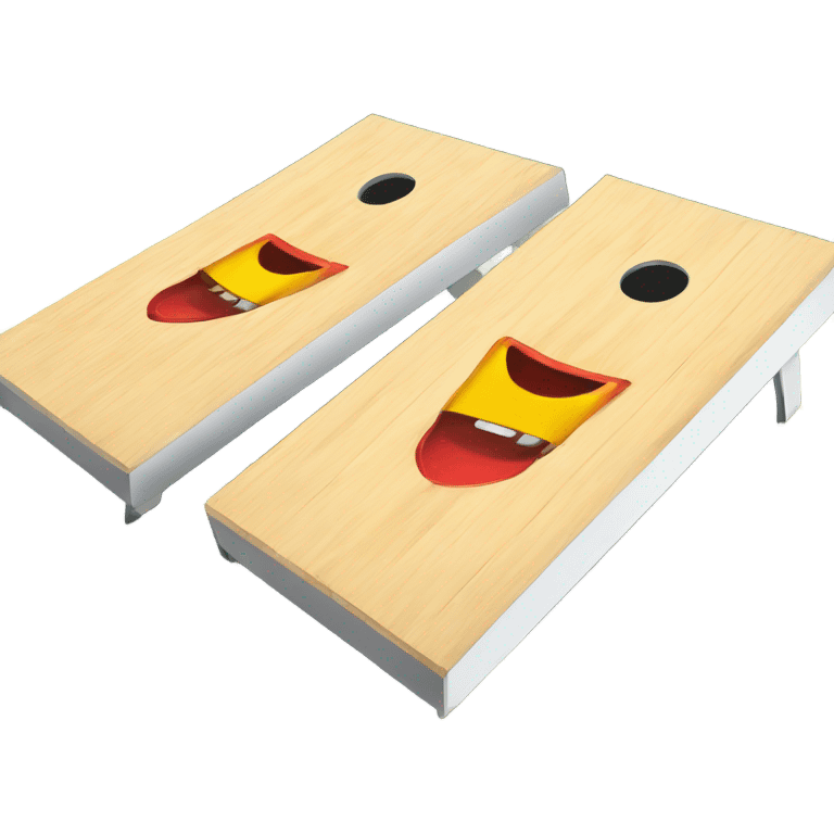 Cornhole emoji