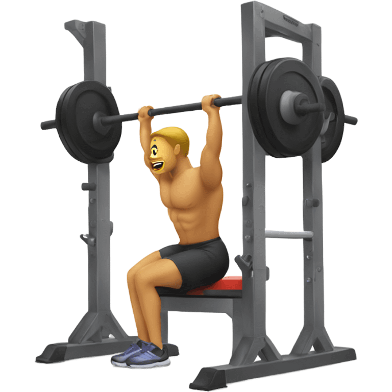 Workout squat rack emoji