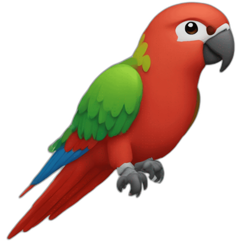 - parrot- red emoji