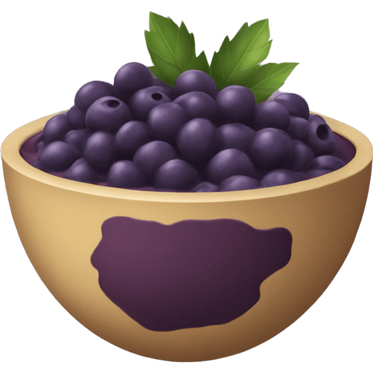 Acai bowl emoji