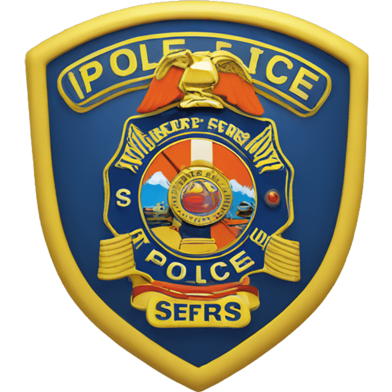 police logo with "SFRS|FMPD" in front of it emoji