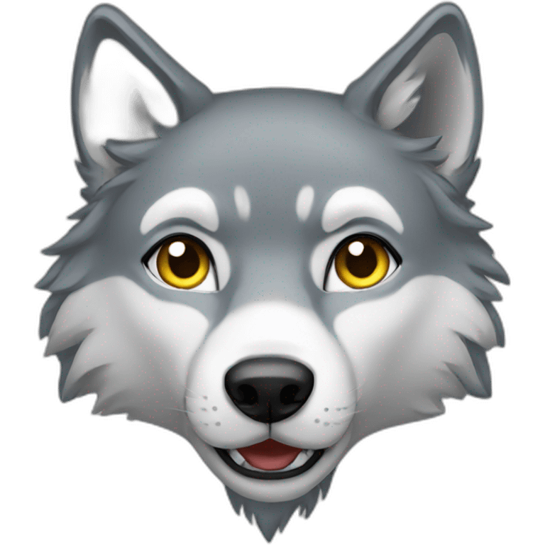 Female wolf  emoji