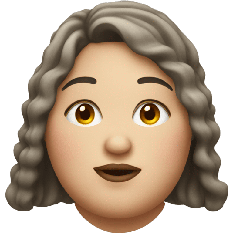 fat woman emoji