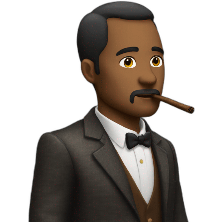 andrew tate smoking cigar emoji