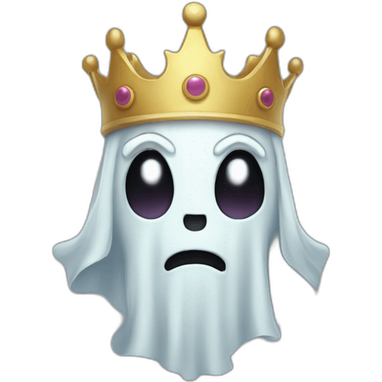 cute ghost king emoji