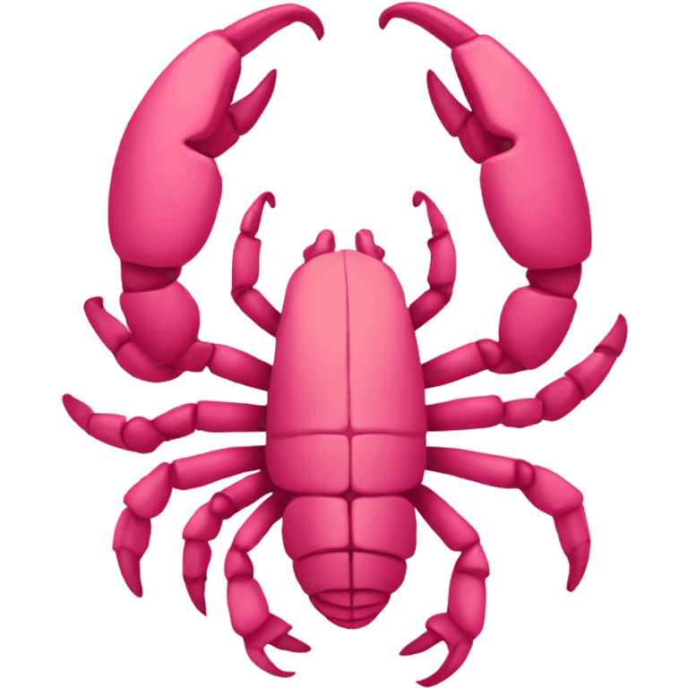 Pink scorpion emoji