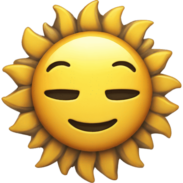 Smile sun  emoji