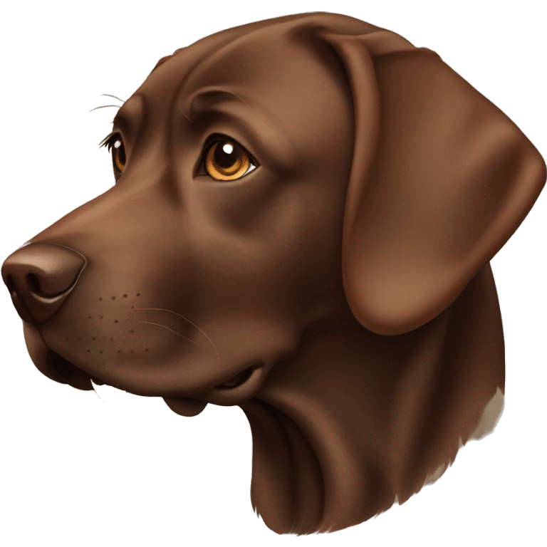 Brown Labrador emoji