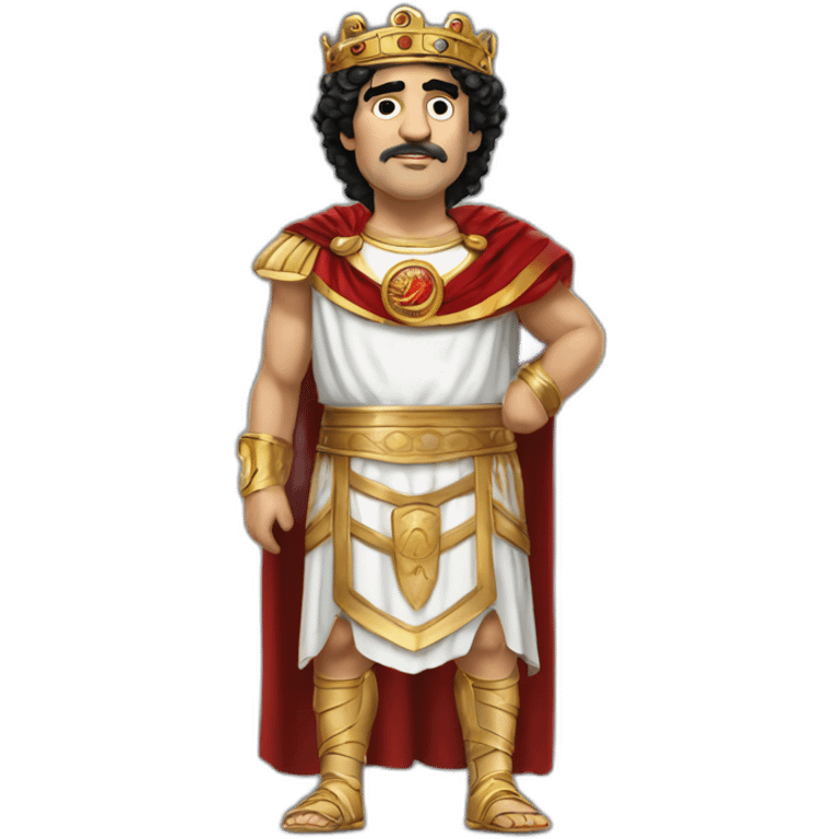 Realistic-fullbody-old-Maradona-dressed-as-a-Roman-emperor emoji