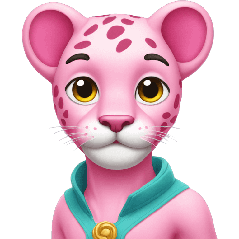 cute Pink panther emoji