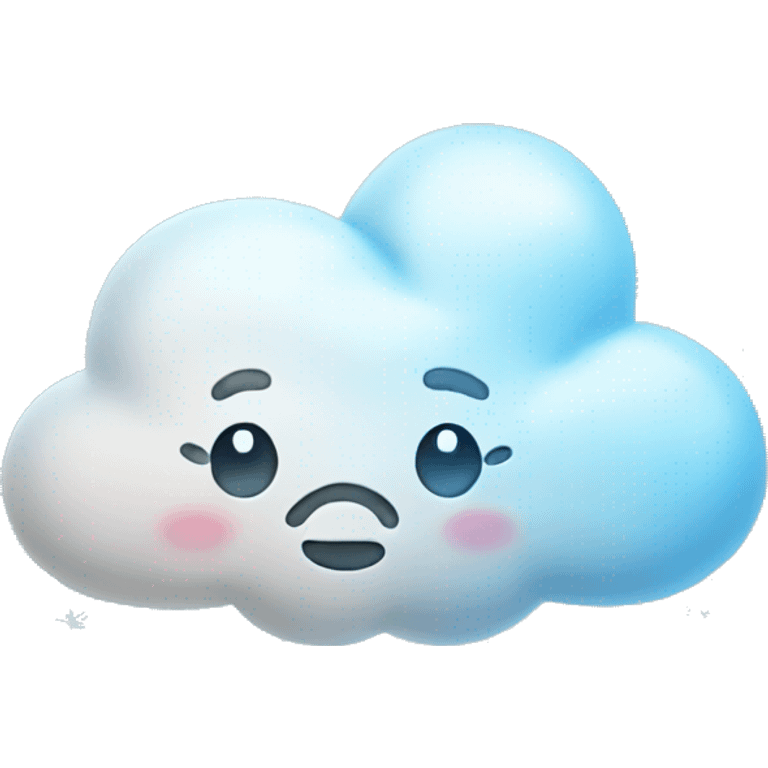 Cloud with snowflakes  emoji