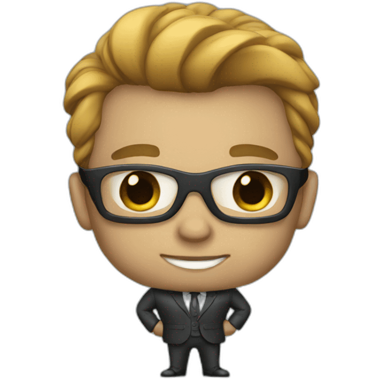 superheroe in suit emoji