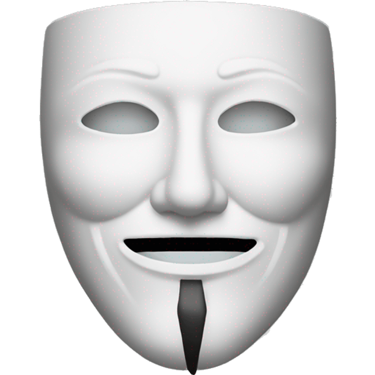 Anonymous mask emoji