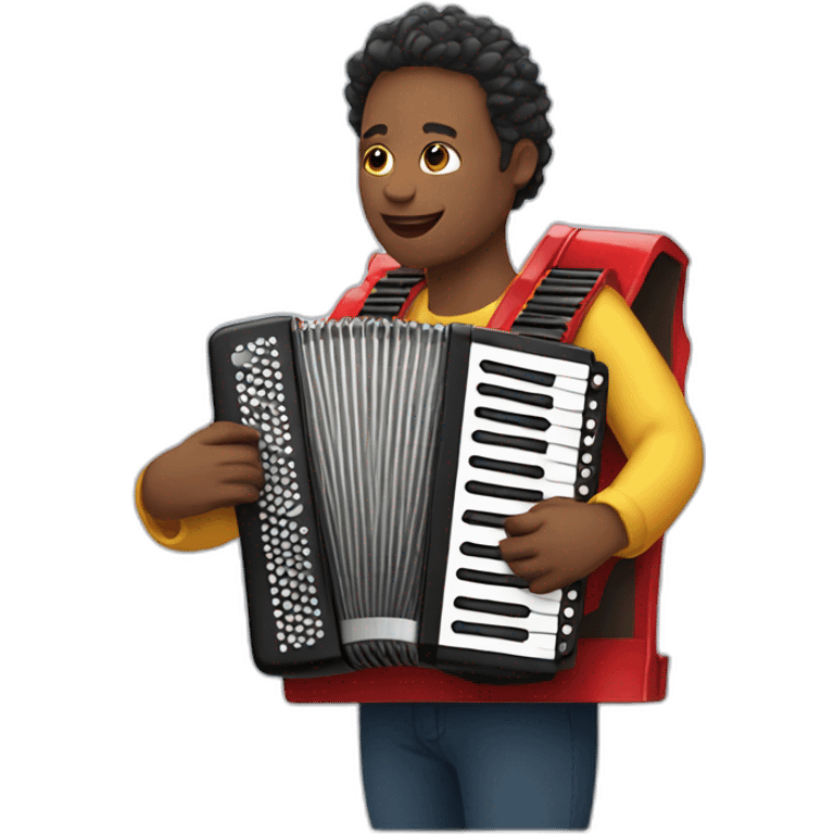 person with accordion emoji