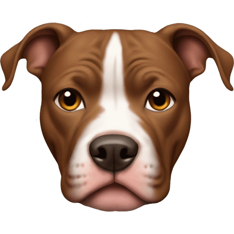 Brown pitbull  emoji