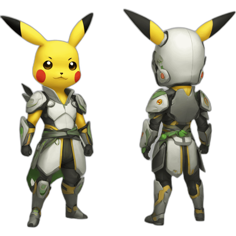 pikachu + genji emoji