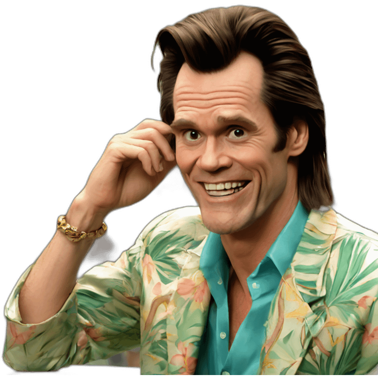 jim carrey ace ventura emoji