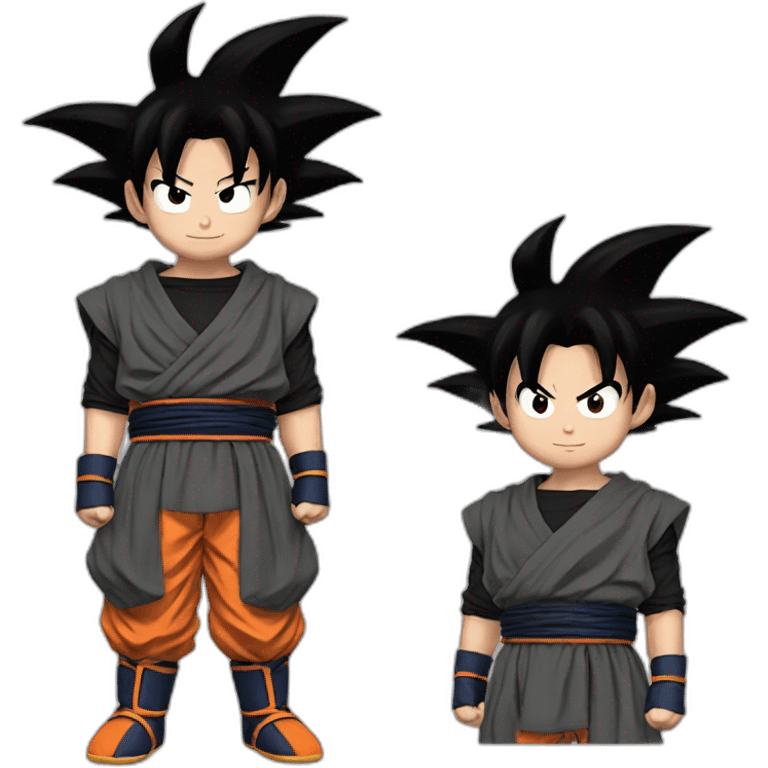 kid goku black hair emoji