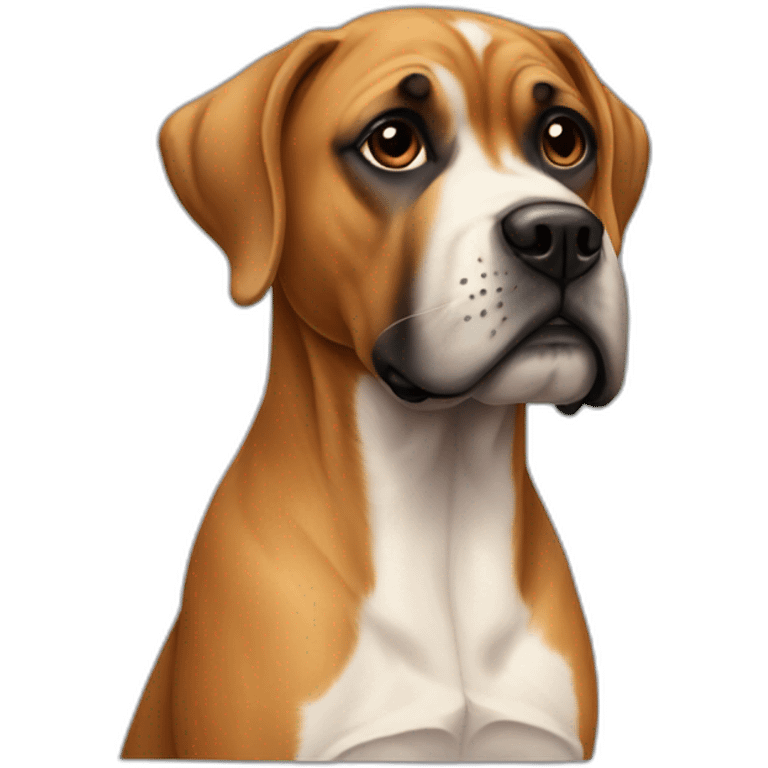 Cruce de  boxer con labrador emoji