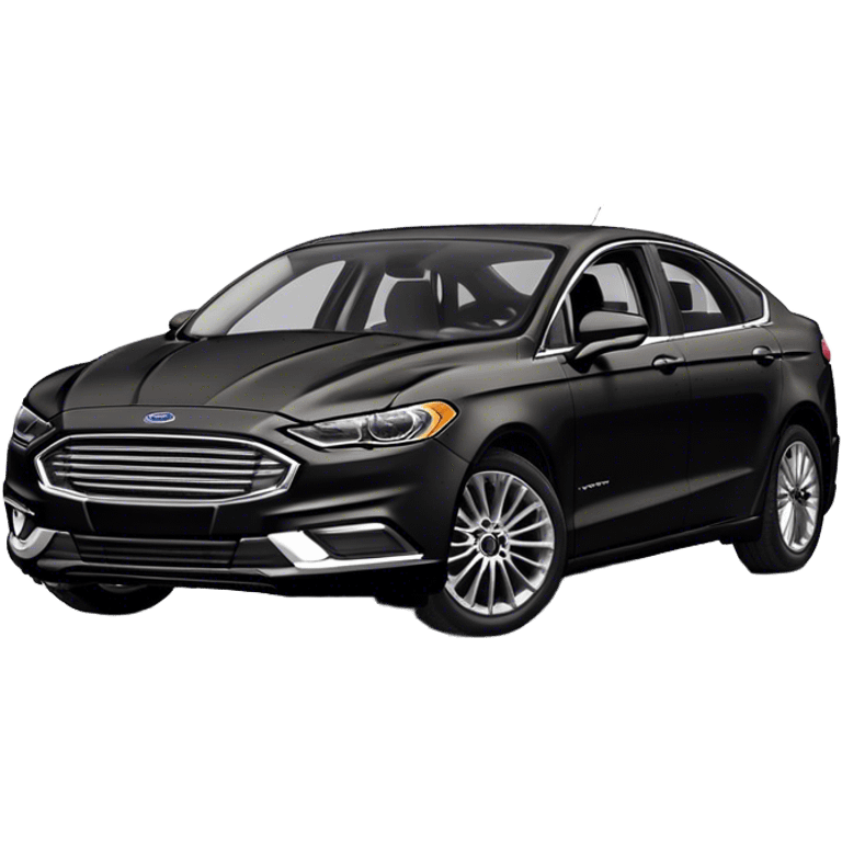 black 2018 Ford fusion  emoji