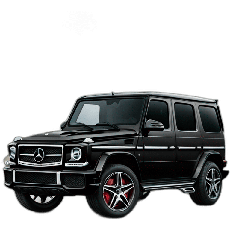 black-mercedes-benz-G-Class-Dubai-palms emoji