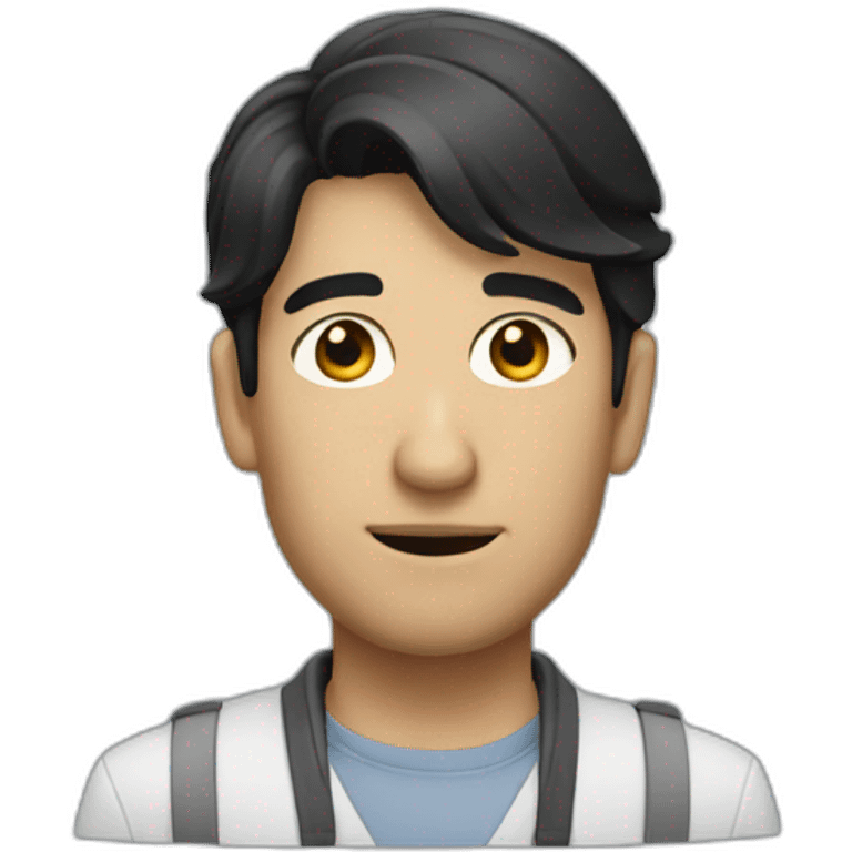 Architecte with black hair  emoji