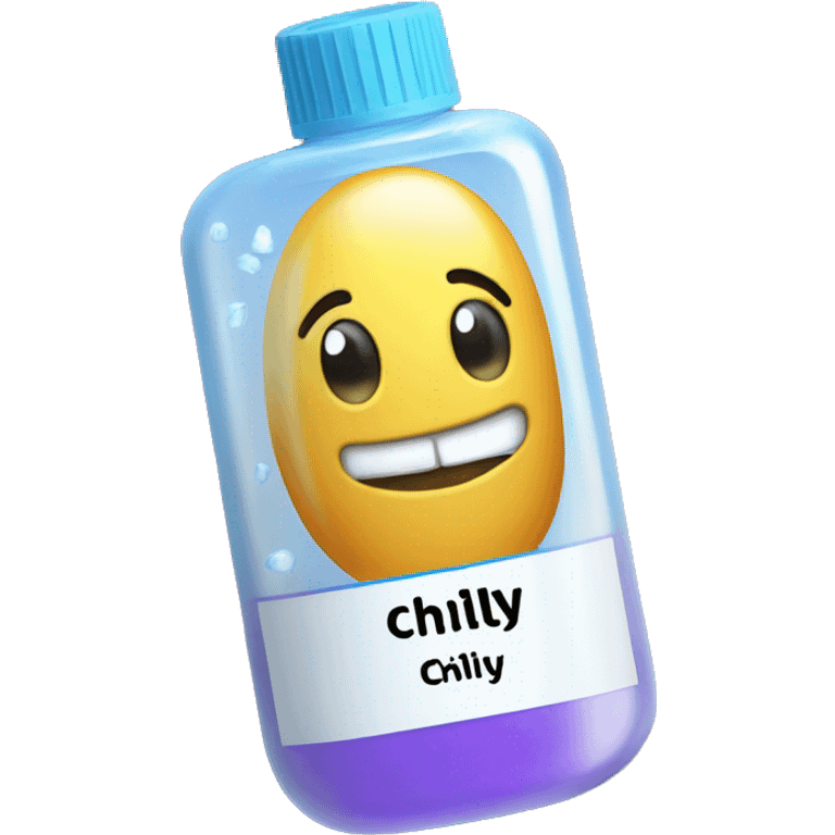 gel with label that says "chilly" emoji