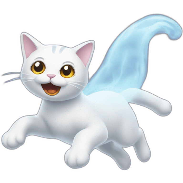 Flying-cat-ghost-floating-in-the-air emoji