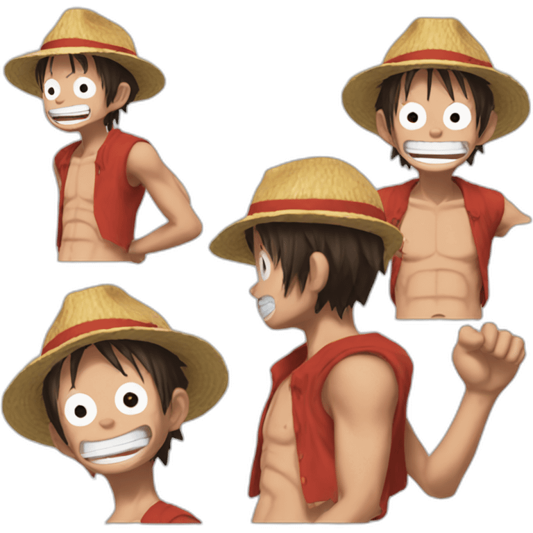 luffy d monkey emoji