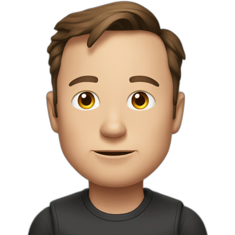 Elon musk with big ears emoji