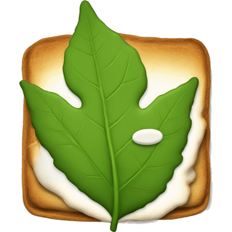 leaf, smore emoji