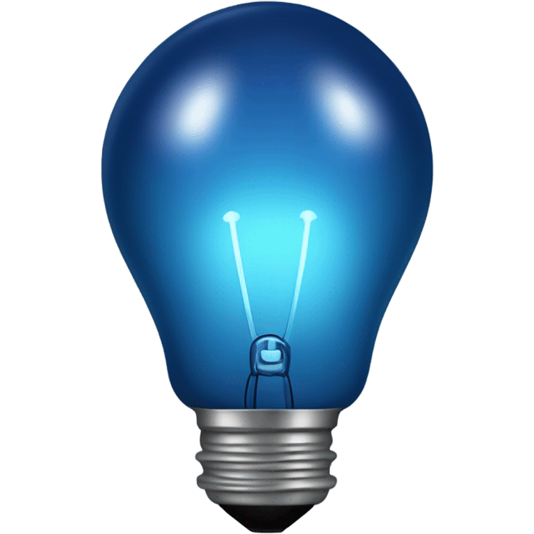 navi blue bulb emoji