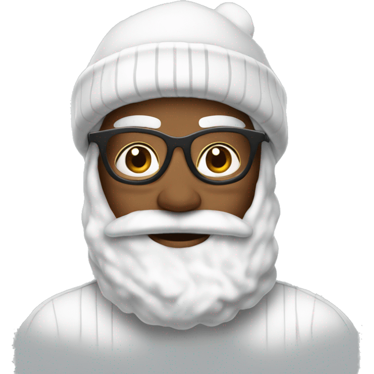 White christmas cozy emoji