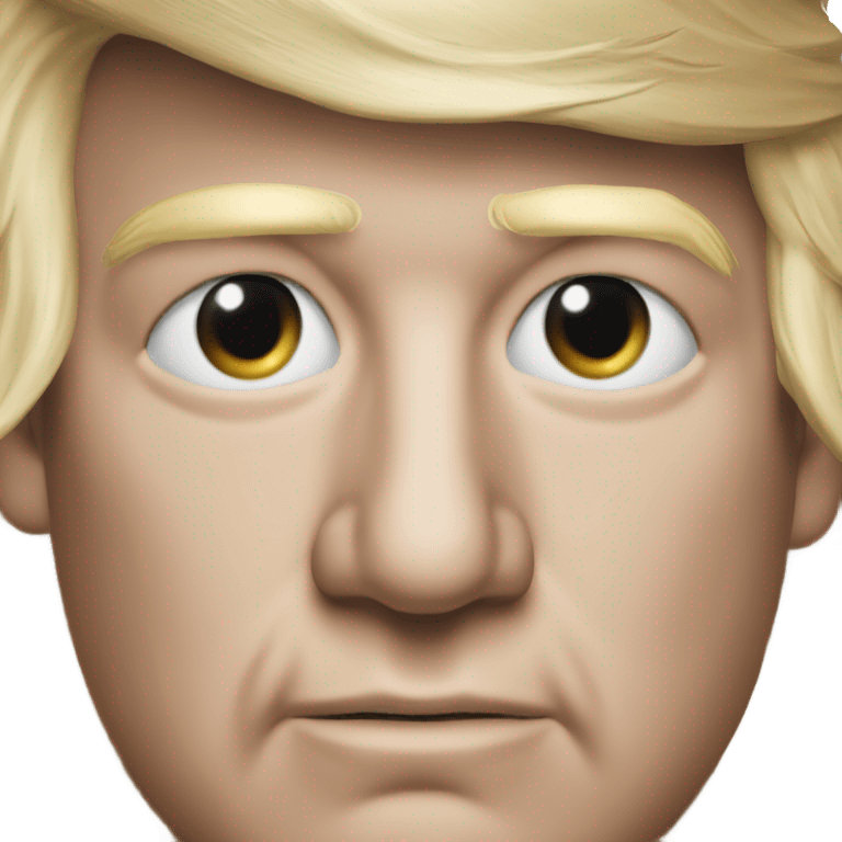 Donald trump with Apple Vision Pros on emoji