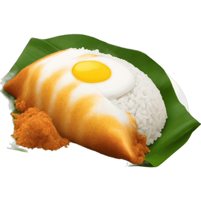 nasi lemak bungkus emoji