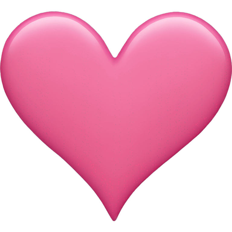 Pink heart emoji