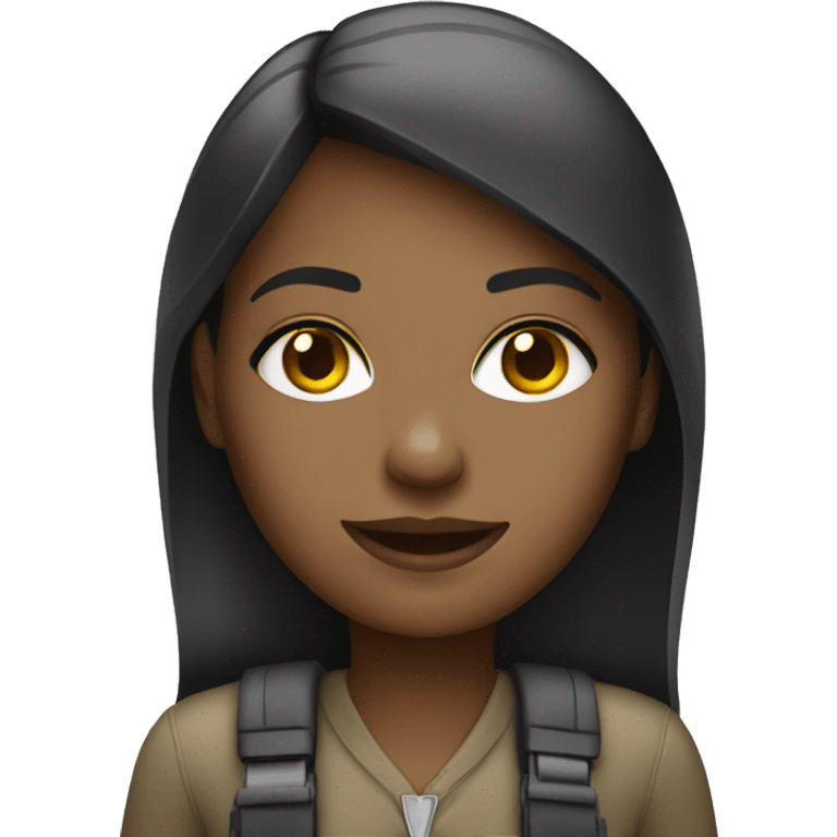 Girl support operator emoji