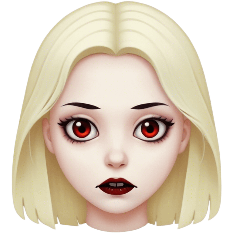 Scary girl emoji