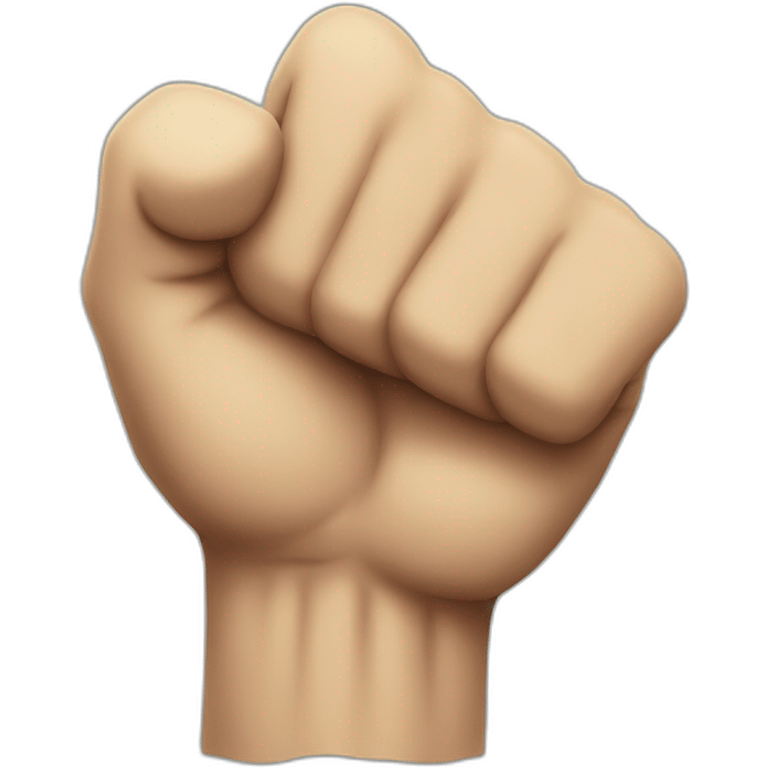 Angry fist emoji