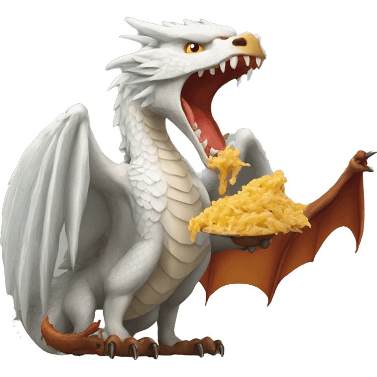 dragon eating an eagle emoji