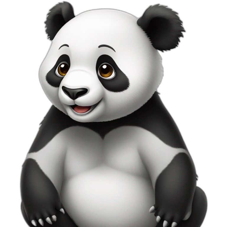 Panda sur koala emoji