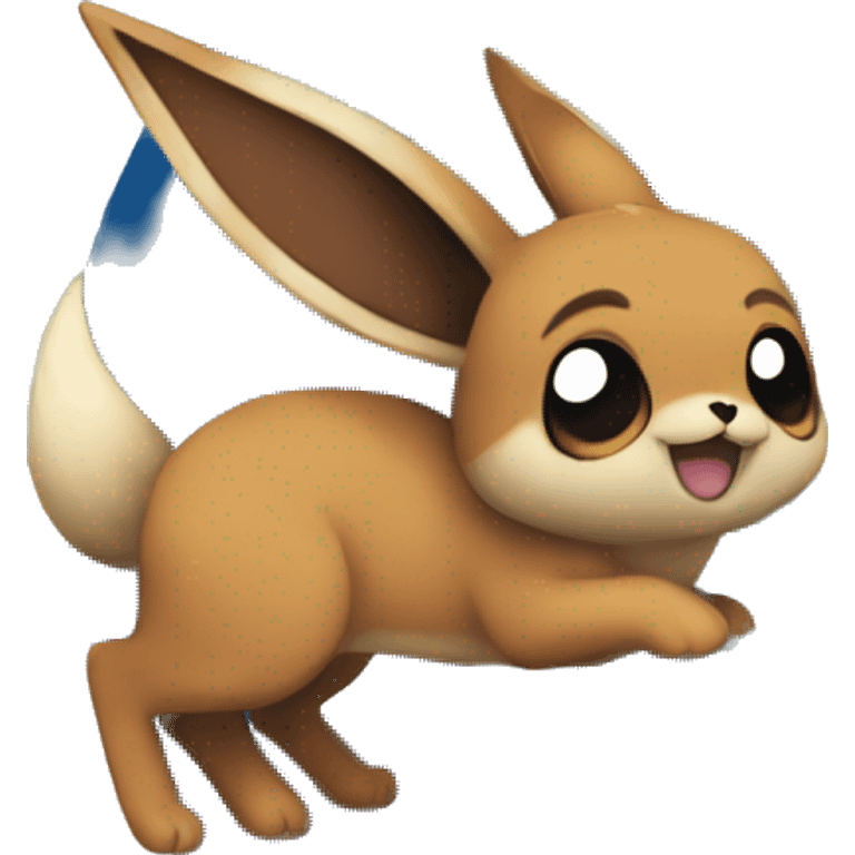 Planet Earth and Eevee emoji