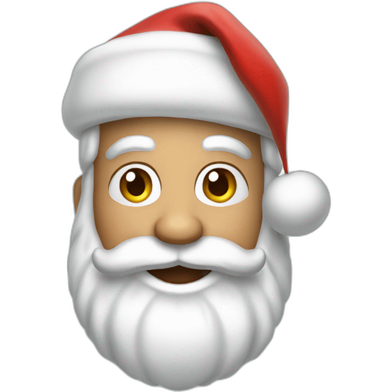 smiling santa claus emoji