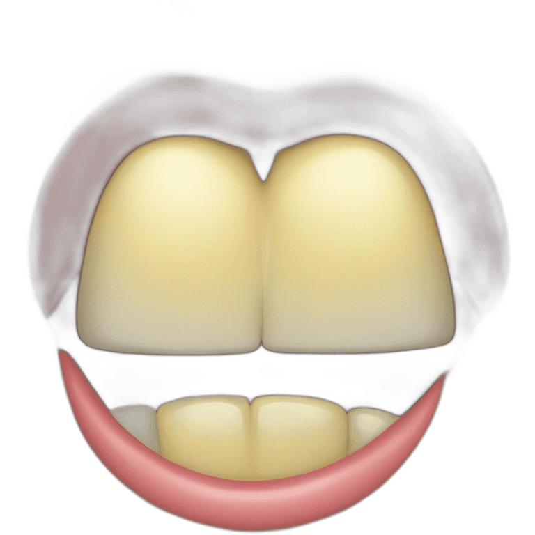 Dent qui sorte de la bouche emoji