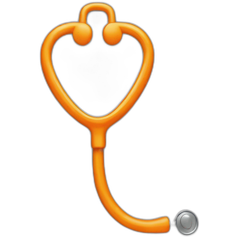 orange stethoscope emoji