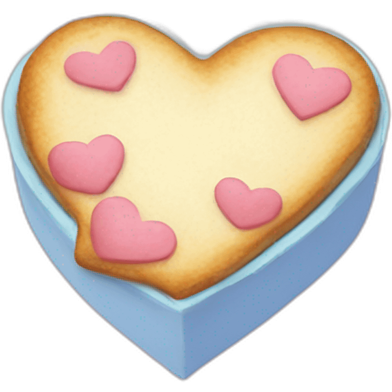 Pastel de corazón humano emoji