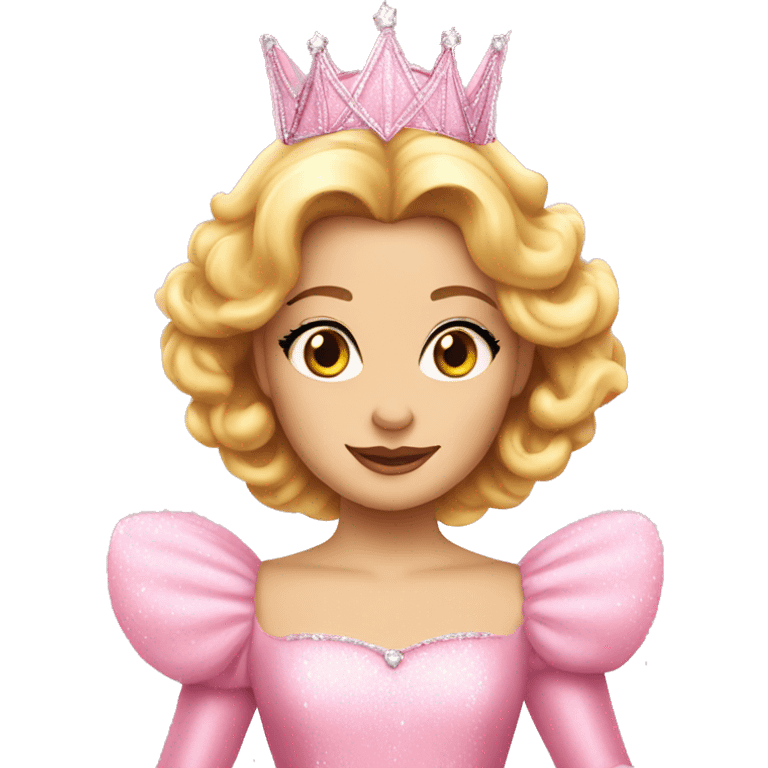 Glinda the good pink emoji