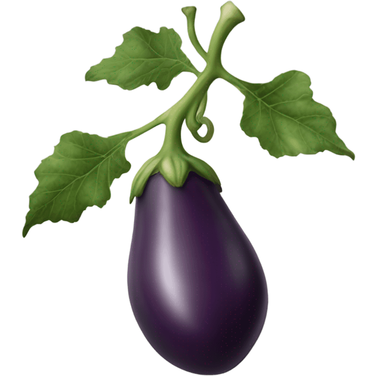 eggplant with a stench coming from it ￼ emoji