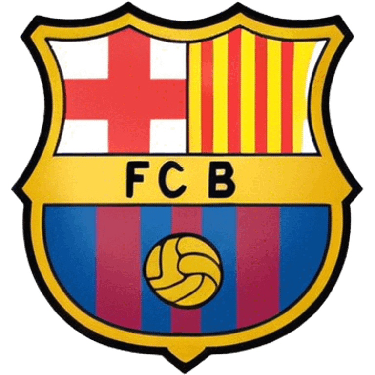 Fc Barcelona logo emoji